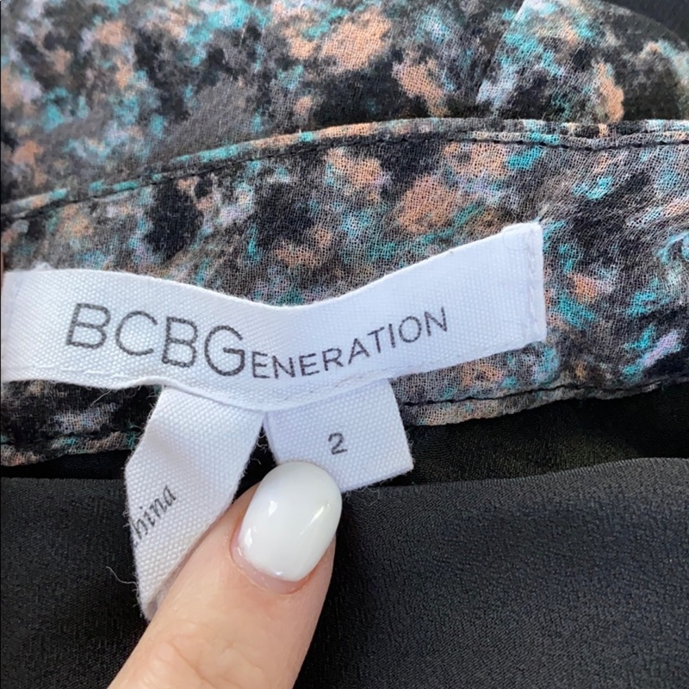 Spotted Split Maxi Skirt - image 5